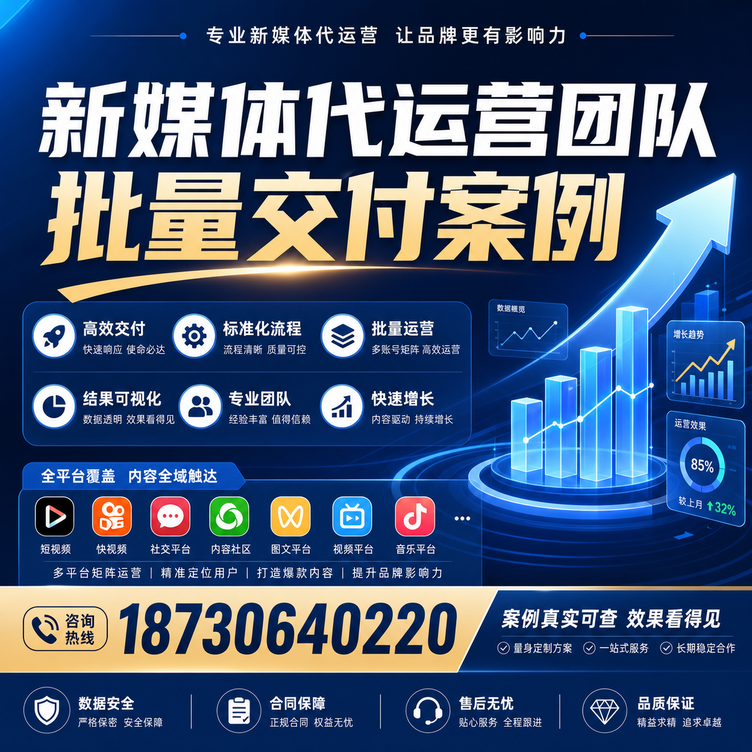 滨州代运营公司多客户账号批量高效交付案例